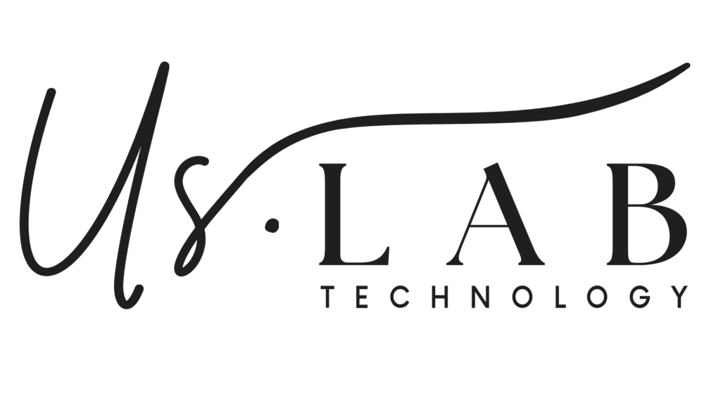 US Lab Technology extended logo with a transparent background